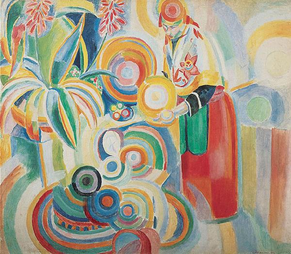 Delaunay, Robert Portugese Woman Sweden oil painting art